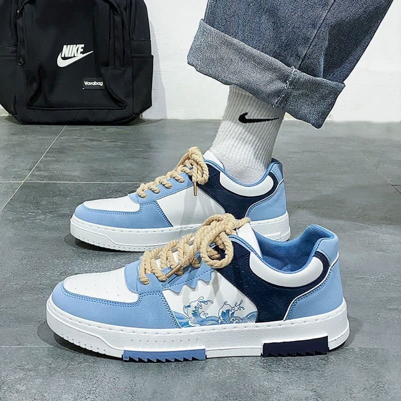 Men's Fall New Breathable White Shoes, Trendy Versatile Cloth Shoes, Casual Sports Sneakers, Dad Sneakers