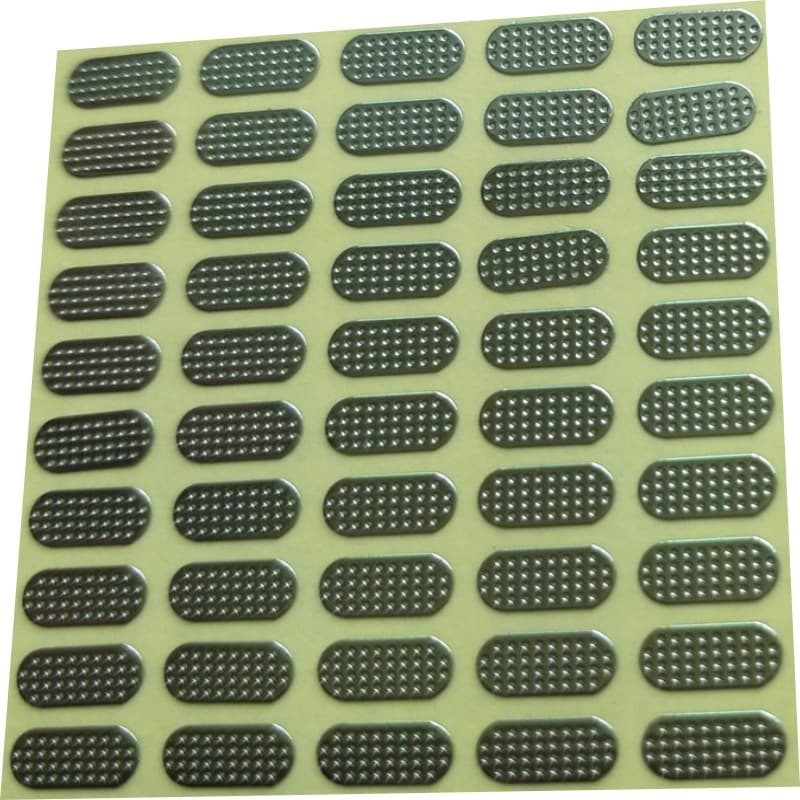Custom Headphone Etched Steel Mesh Flanged Dustproof Steel Mesh Small Hole Metal Etched Mesh Decorative Nickel Sheet Mesh