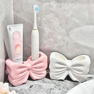 Butterfly Toothbrush Holder Creative Bathroom Sink Electric Toothbrush Toothpaste Organizer Rack
