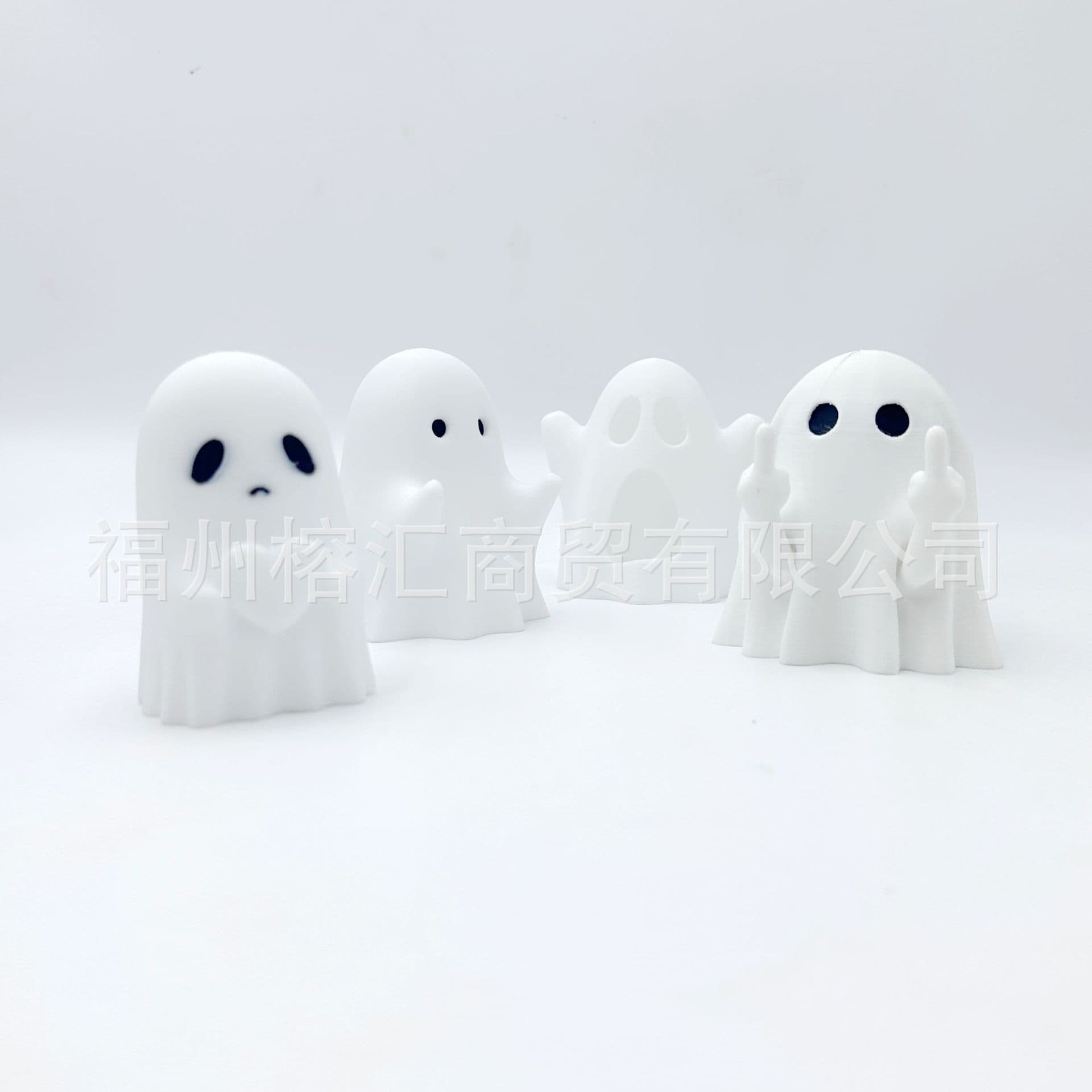 Cross-border Ghost Pen Holder, Office Home Desktop Cute Small Ornament, 3D Decor, Halloween Creative Gift