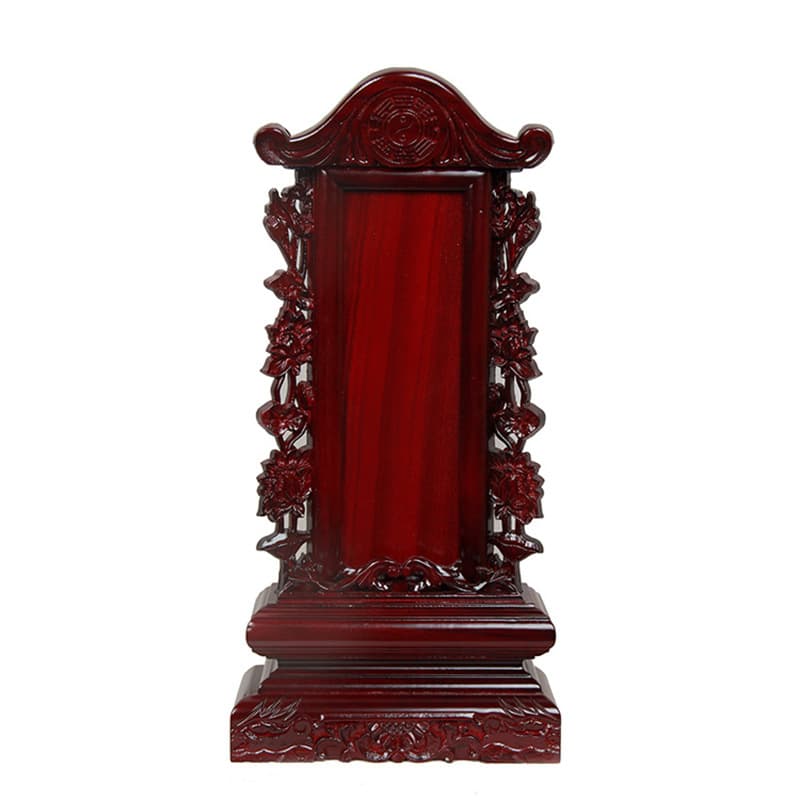 Manufacturer Ancestor Memorial Tablet Wooden Family Worship Ancestor Spirit Position Deity Position Ancestor Placement Temple Buddhist Hall Ancestral Shrine Supplies