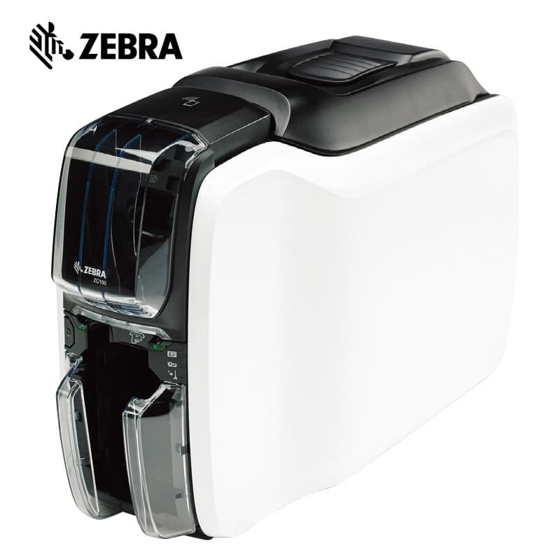 ZEBRA zc100/zc300 card printer pvc health certificate membership card business card printing machine
