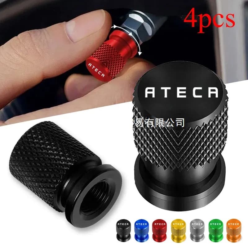 Car Wheel Tire Valve Cap, Tire Stem Cover, Dustproof, Waterproof, Seat Accessories