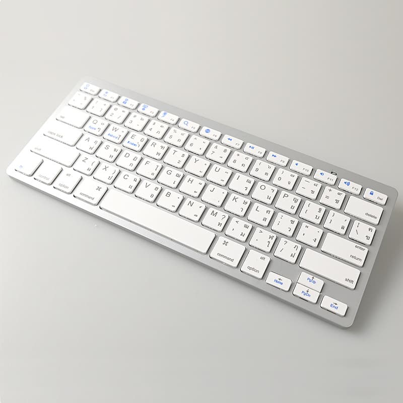Cross-border Best-selling Bluetooth Keyboard, Silent Mini Computer Keys, Compatible with Phone, Tablet, Laptop, Convenient Wired