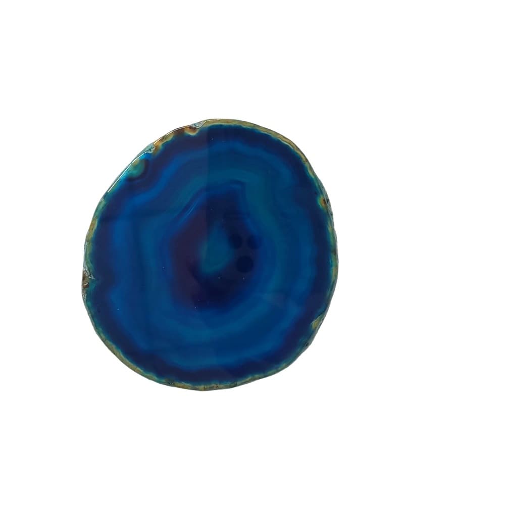 Natural agate slice coasters Brazilian wind chimes home accessories agate slices jewelry colorful agate slices