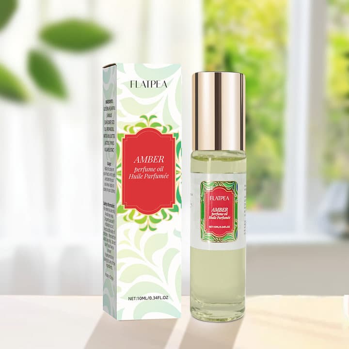 Amazon Best-Selling Vanilla Amber Perfume Oil, Alcohol-Free, Long-Lasting Scent, Portable Packaging, In Stock