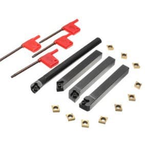4-piece CNC turning tool set CCMT09T304 S12M-SCLCR09 SCLCR1212H09