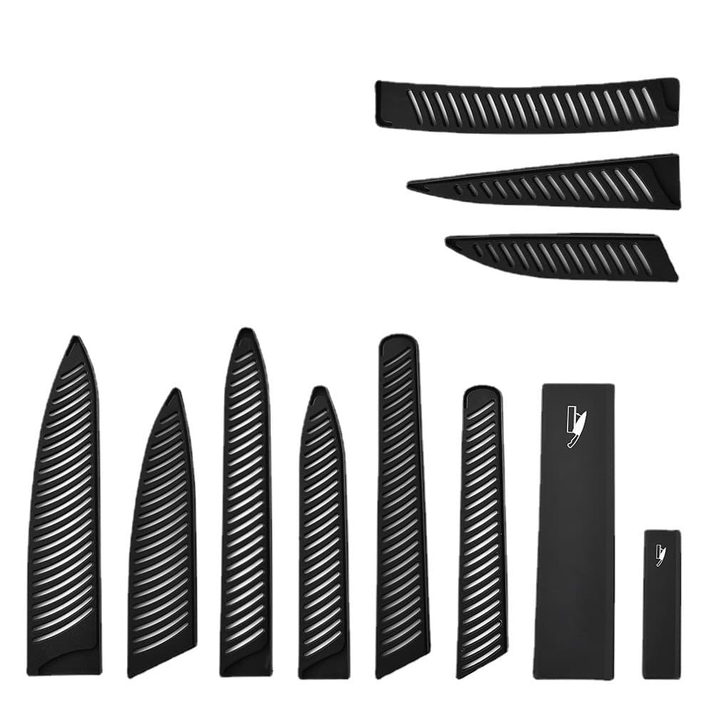 Universal PP Transplastic Knife Sheaths for Chef's and Ceramic Blades, Dust-Proof Protective Covers