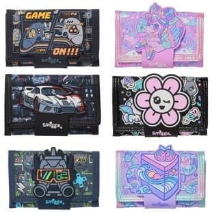Australian Smiggle Wallet Kids Card Holder Key Pouch Coin Purse Foldable Wallet for Students