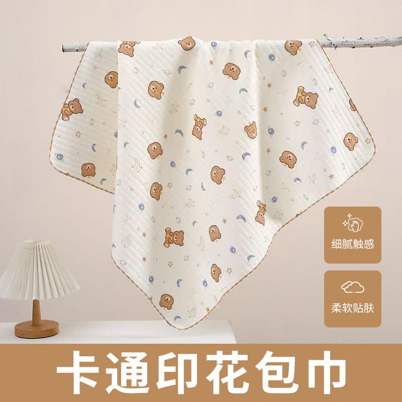 Drop Shipping Newborn Swaddle Wrap Delivery Room Infant Thin Cotton Four-Season Baby Wrap Cotton Thickened Swaddle Blanket