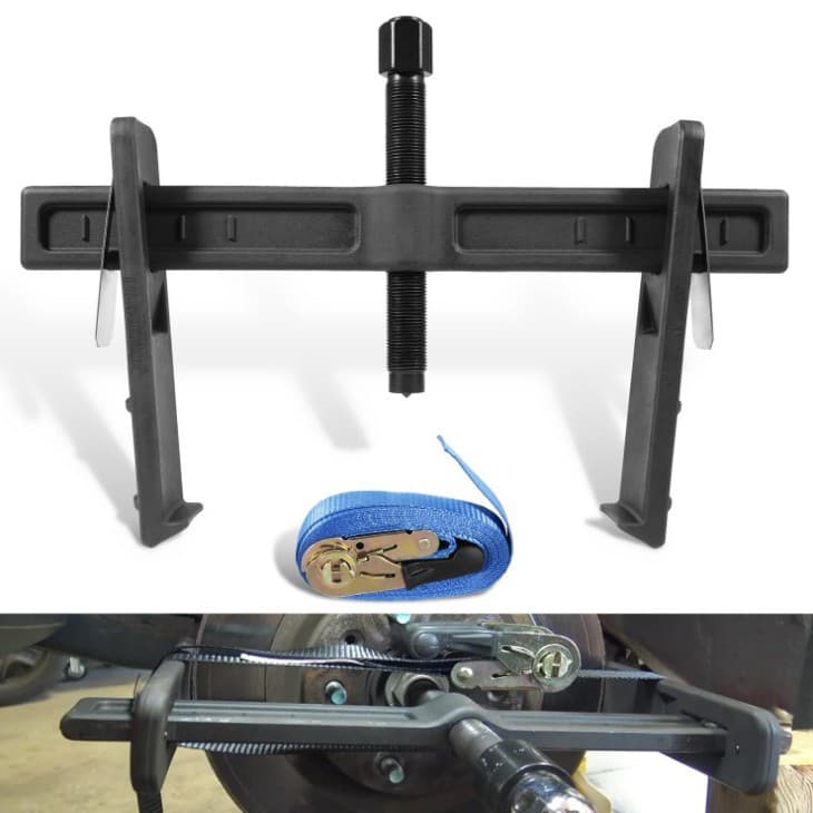 6980 Drum and Rotor Pullers: Drum brake hub pullers used for removing wheel hub drum bolts.