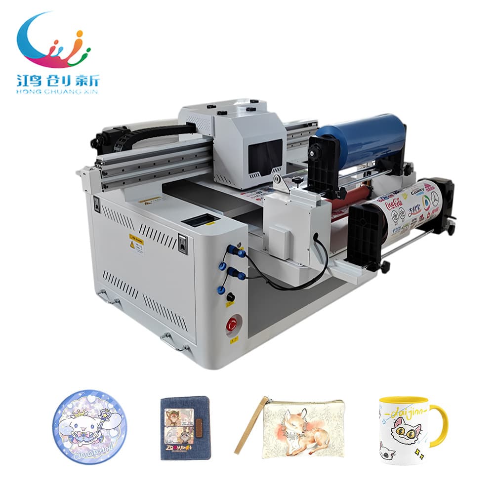 6070 roll flat integrated UVprinter fridge magnet UV printer