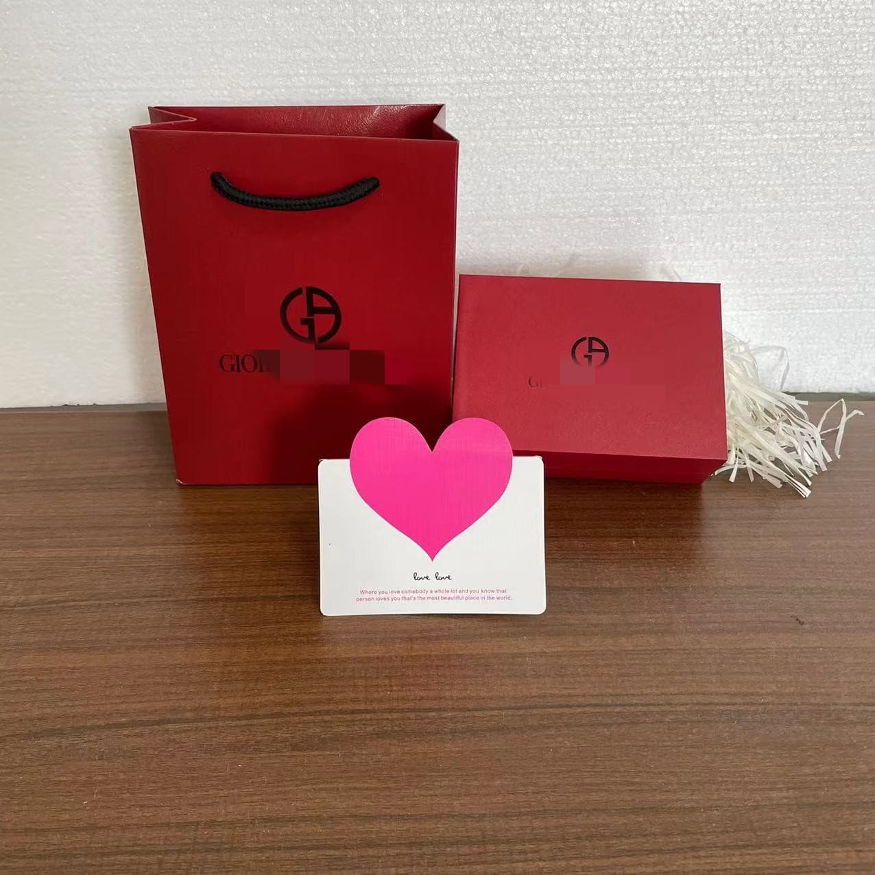 Counter version GI Ama lipstick lip glaze packaging gift box gift box wholesale handbag shopping gift bag wholesale