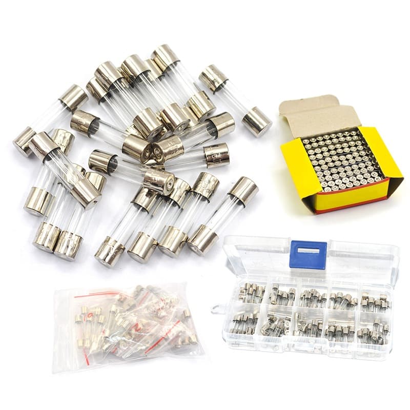 Fuse Tube 5x20, Glass Fuse Tube 250V, 1/2/3/5/6/10/15/20/30A