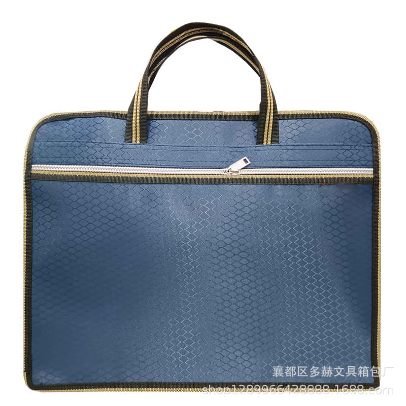 Duohe professional printing custom official meeting document material bag diamond widened case office business training