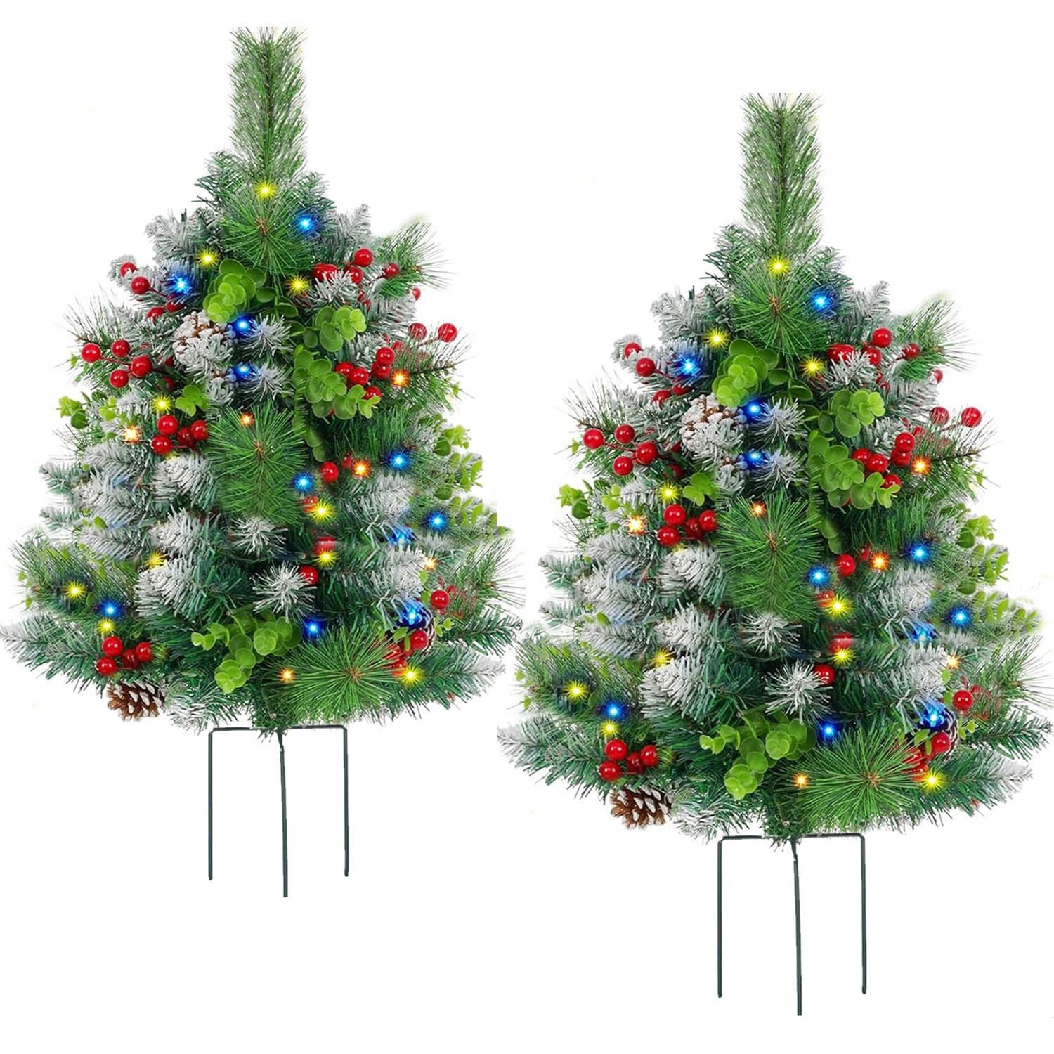 2025 cross-border new products 60cm 75cm luxury full PE Christmas tree courtyard mushroom ground Christmas tree