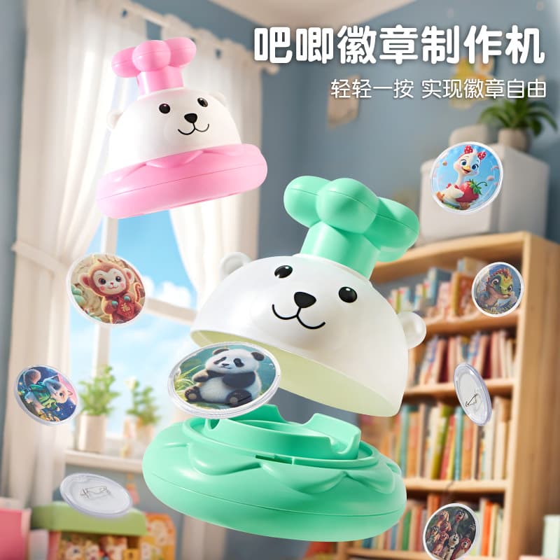 DIY Badge Making Machine Creative Toy Handmade Craft Kit Children's Birthday Gift