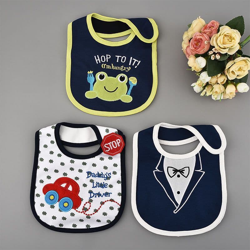 Manufacturer wholesale baby bibs foreign trade style baby bibs newborn saliva towels in stock baby bib waterproof