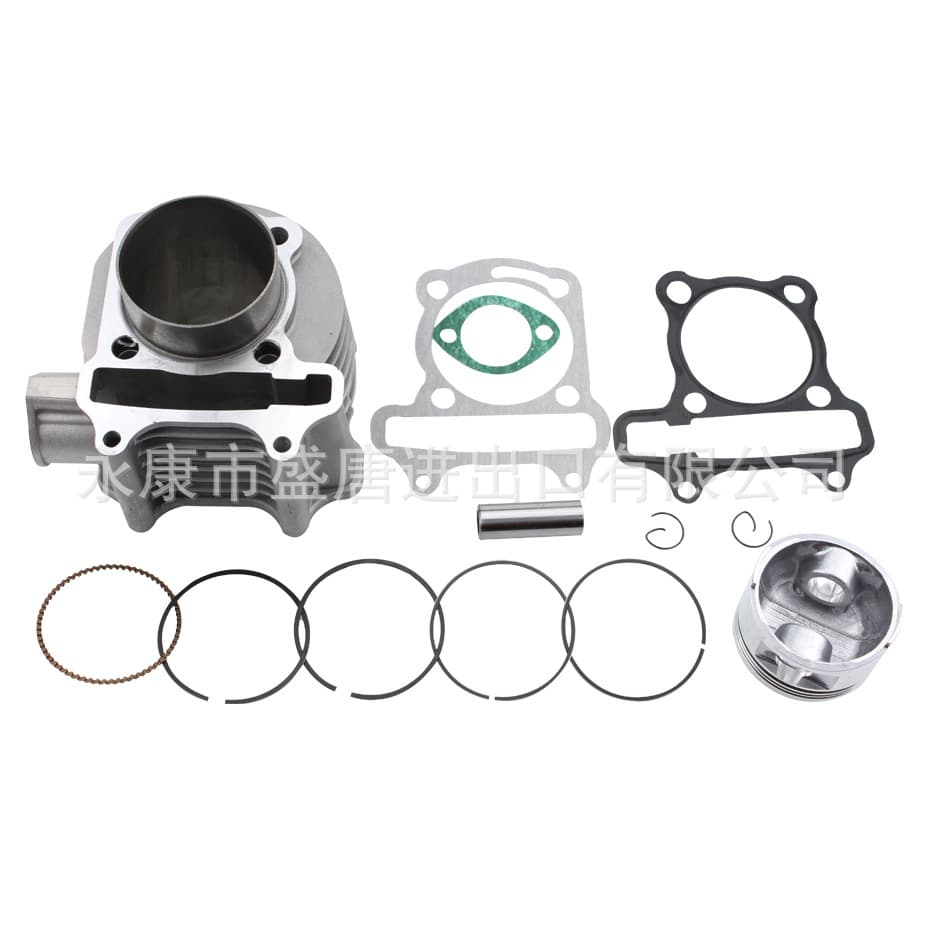 GOOFIT 57.4mm Cylinder Kit for GY6 4-Stroke 125cc 150cc 157QMJ 152QMI