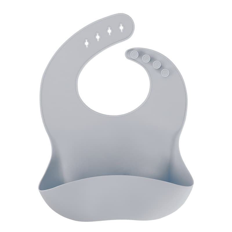 Baby Silicone Bib with 3D Pocket, Waterproof, No-Wash, Ultra-Soft Drool Bib for Infants, Wholesale