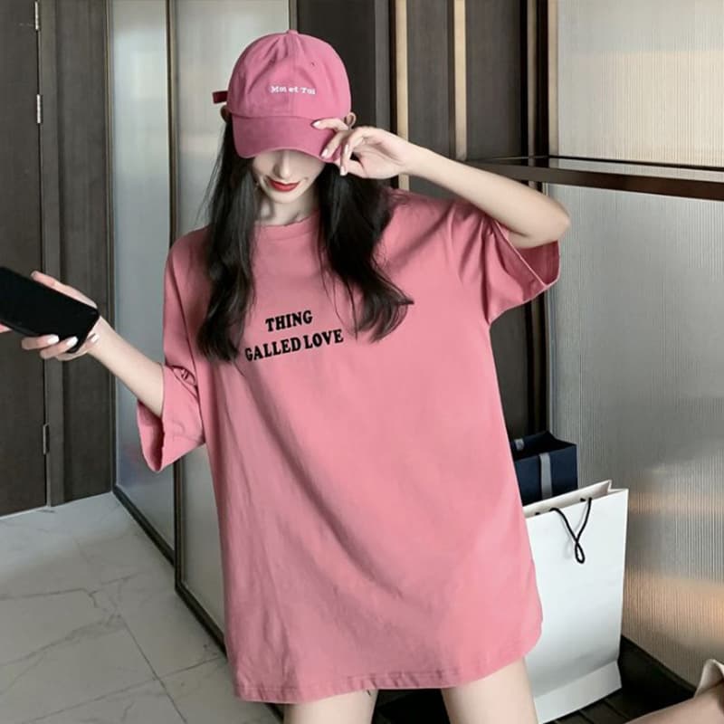 2026 New Style Short-Sleeved T-Shirt, Round Neck Loose Top for Women, Stylish, Cute, Fashionable and Simple Clothes, Summer Style Trendy