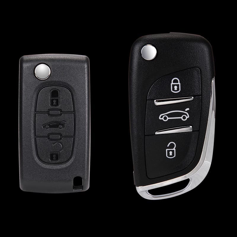 Compatible with Peugeot Citroen 206 307 308 408 ASK433.92MHz 46 CHIP Remote Key