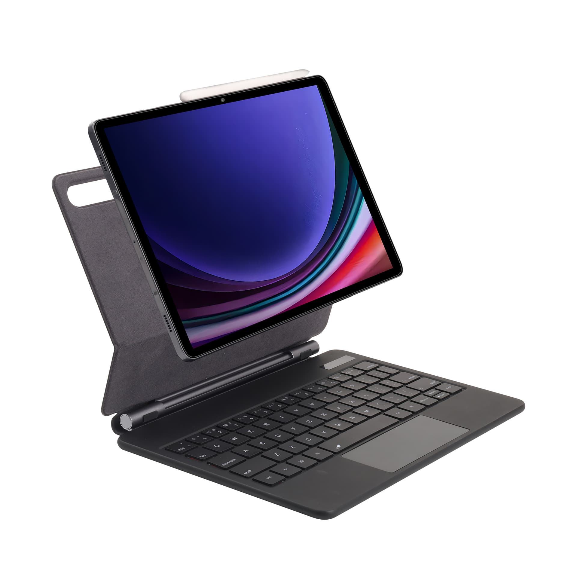 Compatible with Samsung Magnetic Bluetooth Magic Keyboard S8 S9 S7 FE Tablet Protective Case S7+ S8+ S9 FE S9+ S10 KC