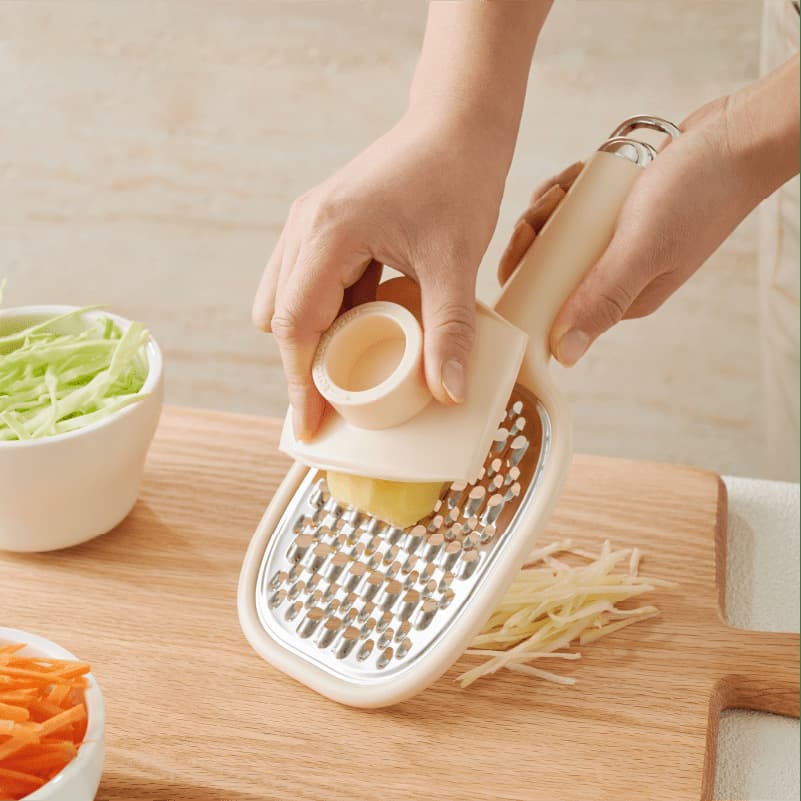 Stainless Steel Multifunctional Home Potato Slicer, Kitchen Manual Shredder, Integrated Cutting Machine