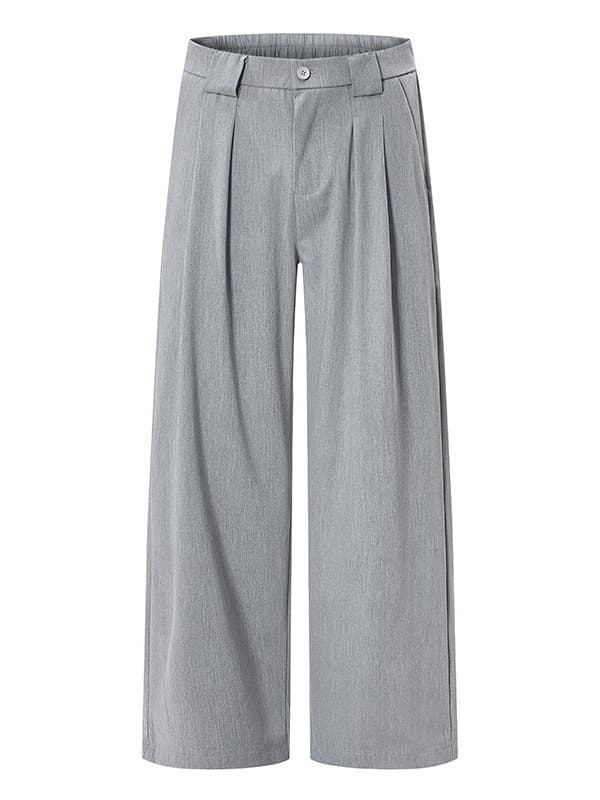 OT Men's Spring/Summer Old Money Trousers, Lyocell Loose Breathable Casual Pants for Men and Women, Straight Wide-Leg Long Pants for Teens