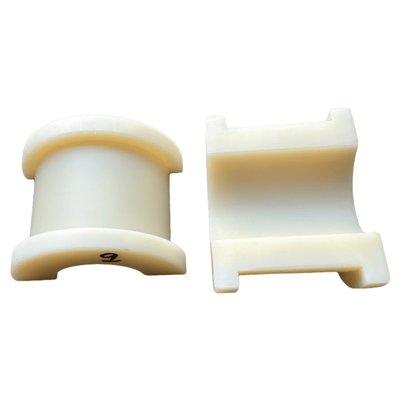Split nylon bearing bush, wear-resistant bearing housing, mechanical accessories, oil-impregnated self-lubricating nylon bearing bush, customizable as needed.