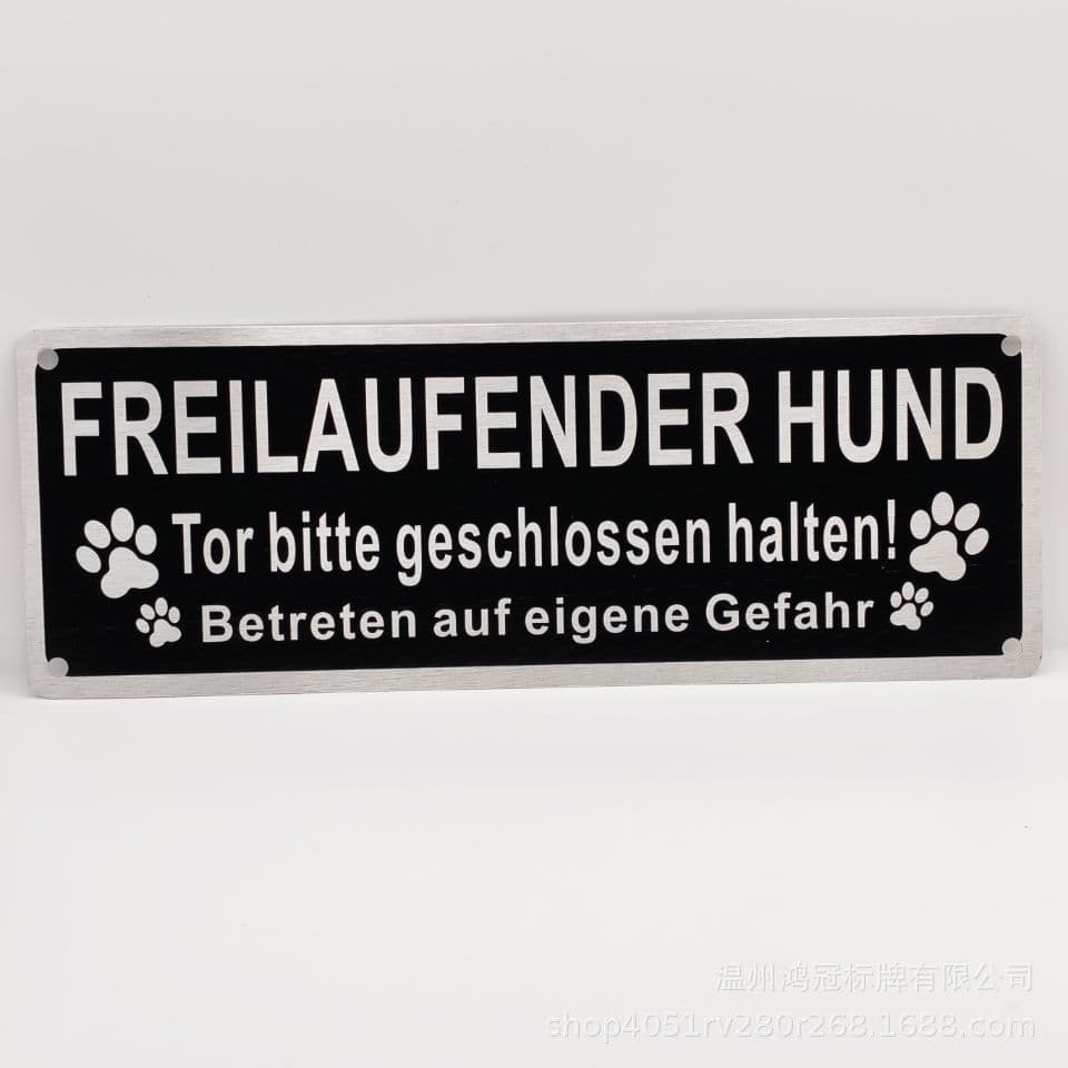 New Cross-Border Please Keep Gate Closed Sign Outdoor Wall Keep Gate Closed Sign