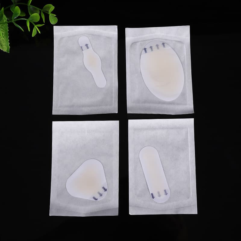 Foot Blister Stickers Gel Heel Stickers Hydrocolloid Anti-Wear Foot Stickers Women's High Heels Stickers Half Size Pad Heel Stickers