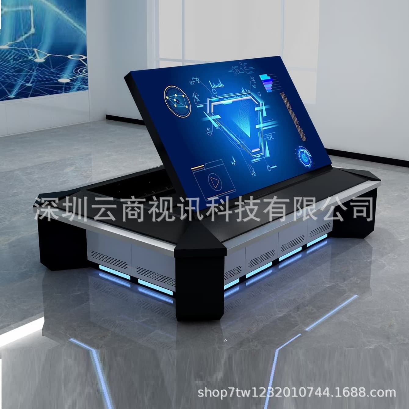 Electronic Sand Table with Adjustable Combat Command Terrain Scene 3D Holographic Digital Sand Table Direct from Manufacturer