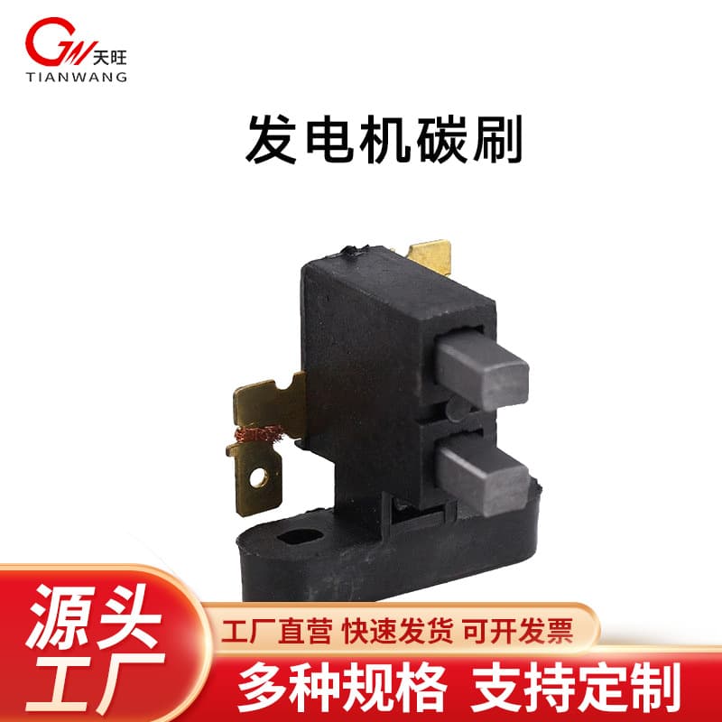 Gasoline Generator Set Parts 2/3kw 5/6.5/8 Kilowatt Carbon Brush Holder Assembly Brush Holder Agricultural Machinery Parts 2/