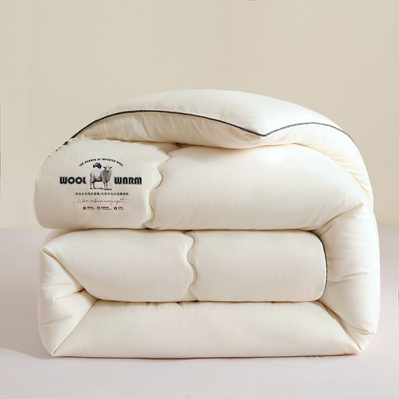 New Australian Washable Wool Spring/Autumn Quilt Thickened Warm Winter Gift Blanket Wool Quilt Duvet Wholesale