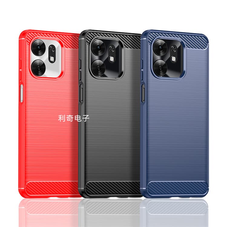 Compatible with Honor Play 60A Shockproof Play80 Full Coverage X8D Brushed Play10A Carbon Fiber Soft Case