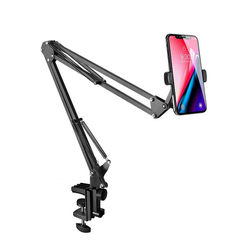Live Streaming, Learning, Watching Shows, and Filming Desktop Lazy Arm Phone Tablet Multi-Purpose Photography Stand Arm