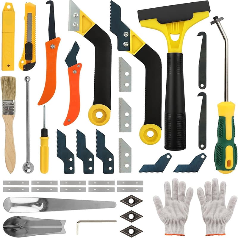 Cross-border supply tool set, grouting cement joint cleaning tool, granular joint cleaning knife, hook knife, beautiful joint agent construction tool