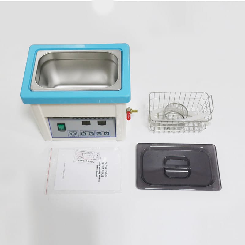 Dental Oral Material, 5L 304 Stainless Steel Vibrator Ultrasonic Cleaner with Mesh Basket for Dental Instruments