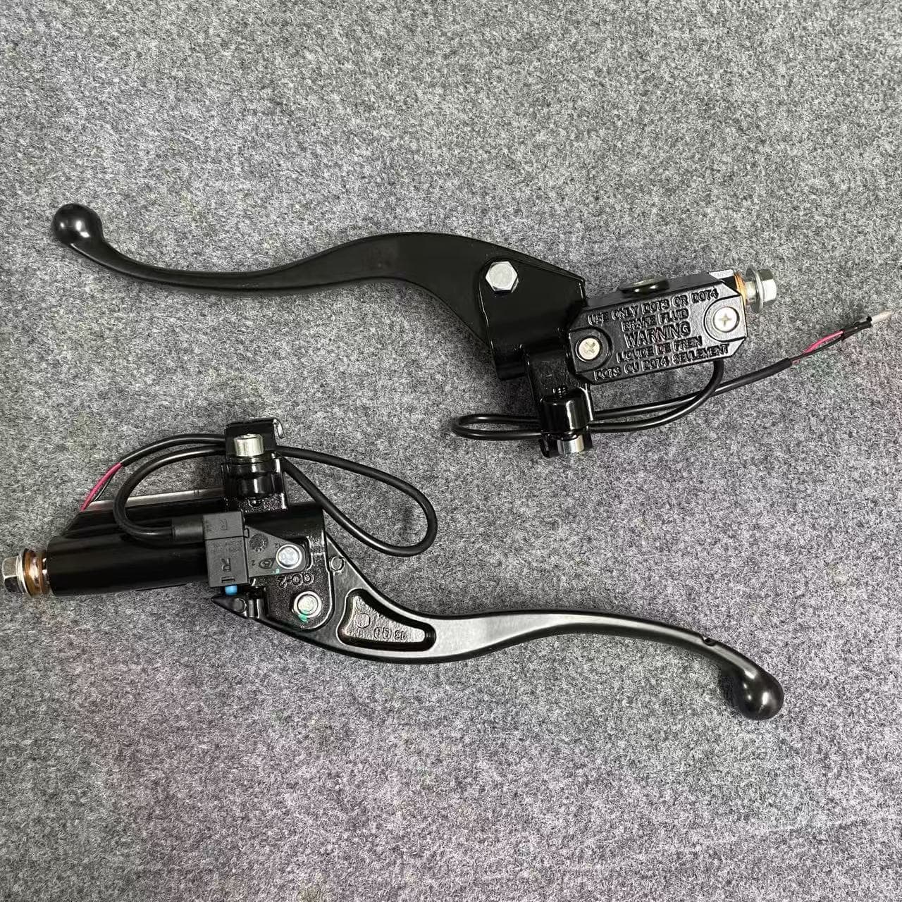 Electric Bike Scooter Caliper Brake Master Cylinder Front Rear Left Right Disc Brake Motorcycle Master Cylinder Assembly Hydraulic Oil Pressure Pump