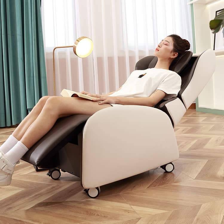Home-use small multi-functional electric massage chair with full-body massage and neck kneading function, suitable for cross-border sharing.