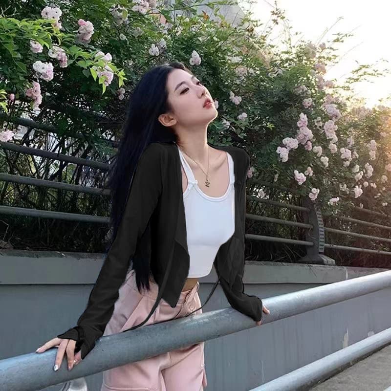 Affordable Official Graphic Cropped Top Slimming Women's Shirt Spring Summer Loose Fit Pure Desire Smooths Your Silhouette Air C