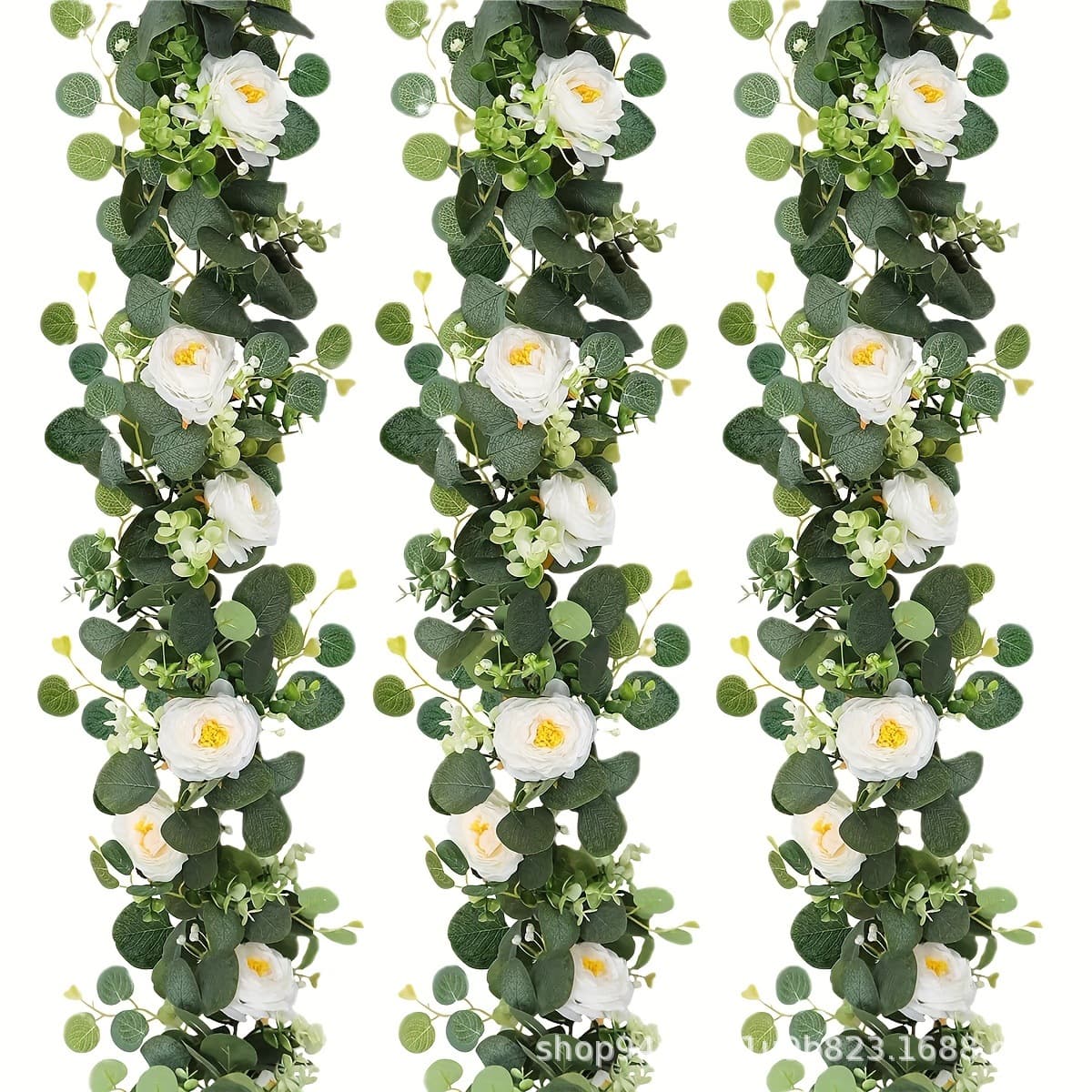 Simulation Vine Decor Silk Flowers Wedding Artificial Flower Vine Fake Flowers Wedding Decoration Home Butterfly Artificial Flower Vine