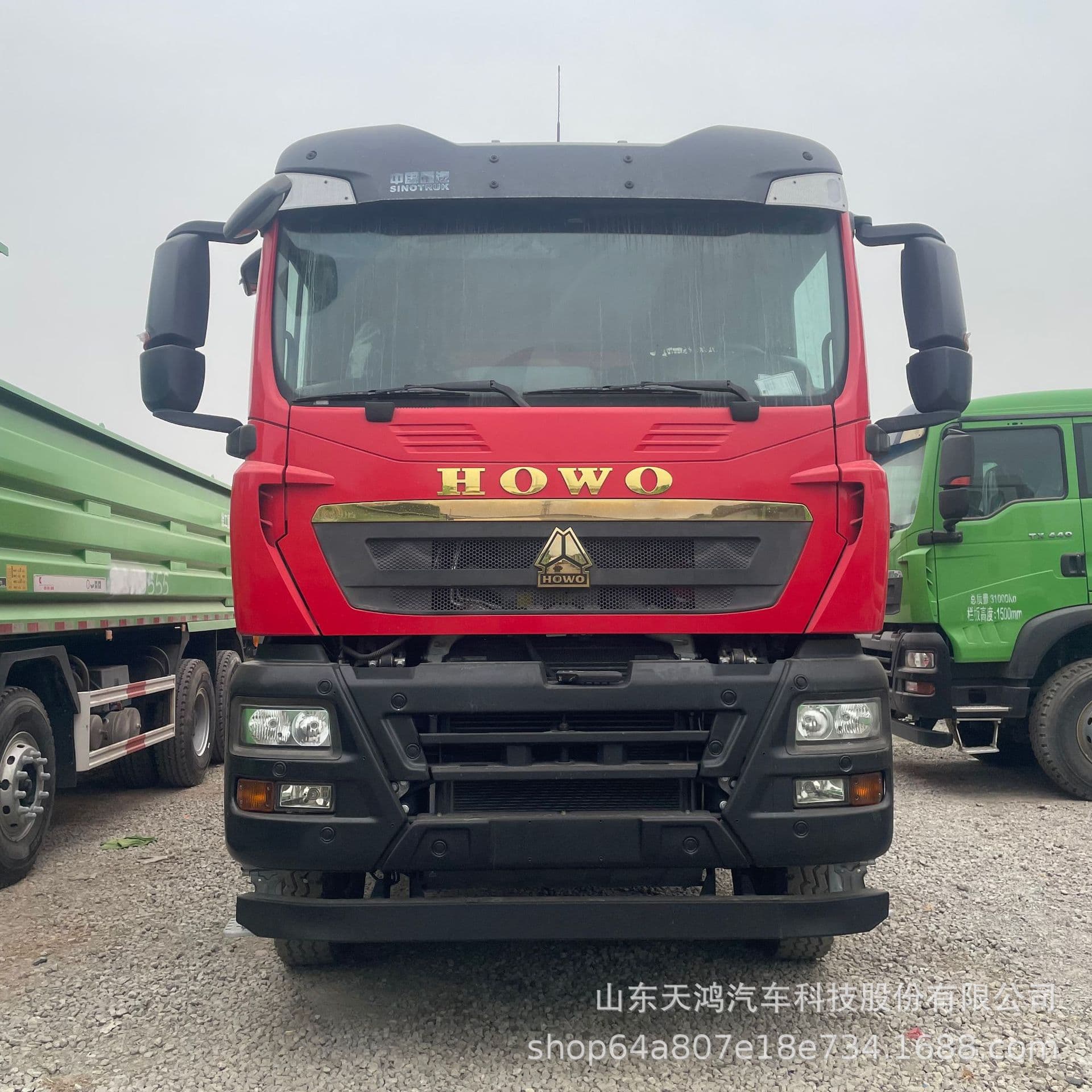 Overseas supply China Sinotruk Howo dump truck 6X4 rear dump tipper truck