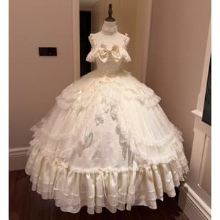Ethereal Lolita Dress Evening Gown High-End Graduation Banquet Birthday Adult Ceremony Flower Bride Princess Dress Art Exam Performance