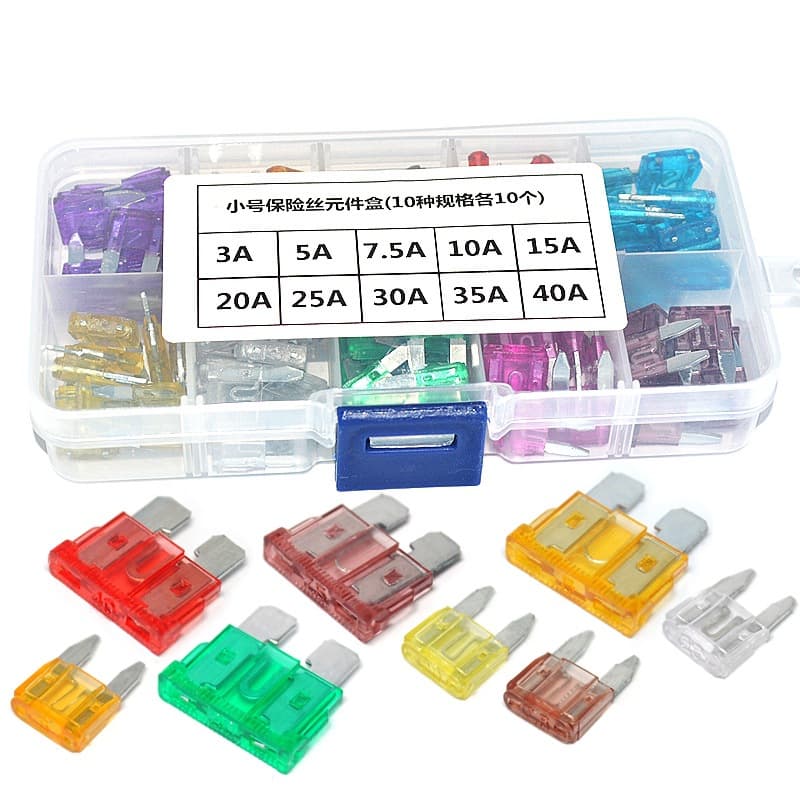 Automotive fuse blades electric vehicle motorcycle battery blade fuses 20A25A30A5A15A10A40A
