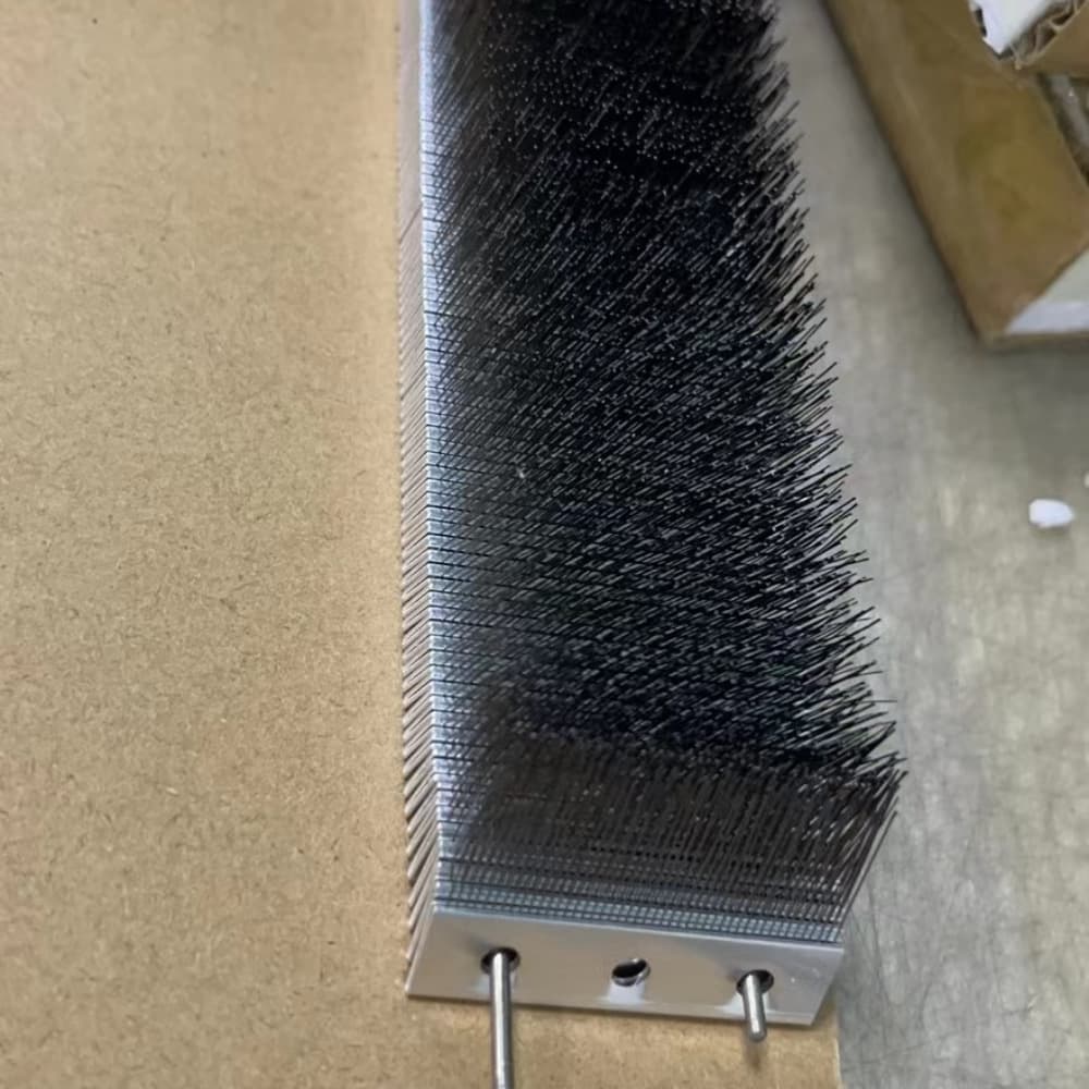 Japanese fiber anti-static brush for printers, copiers, and receipt printers, super conductive and non-shedding