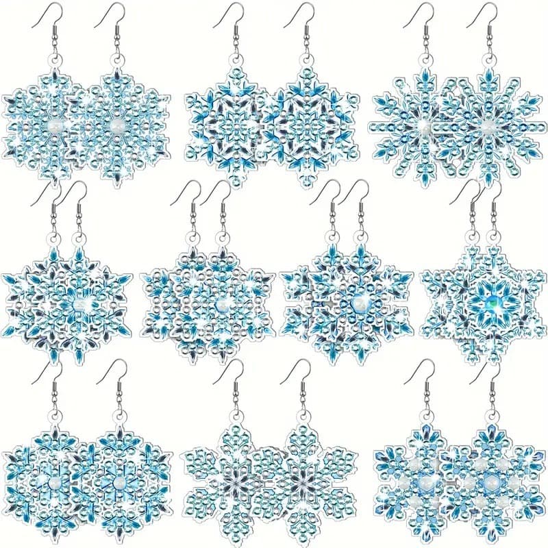 5D Diamond Painting Christmas Diamond Painting Keychain 2025 New Earrings Amazon Best Selling Large Volume Large Quantity Magic Diamond