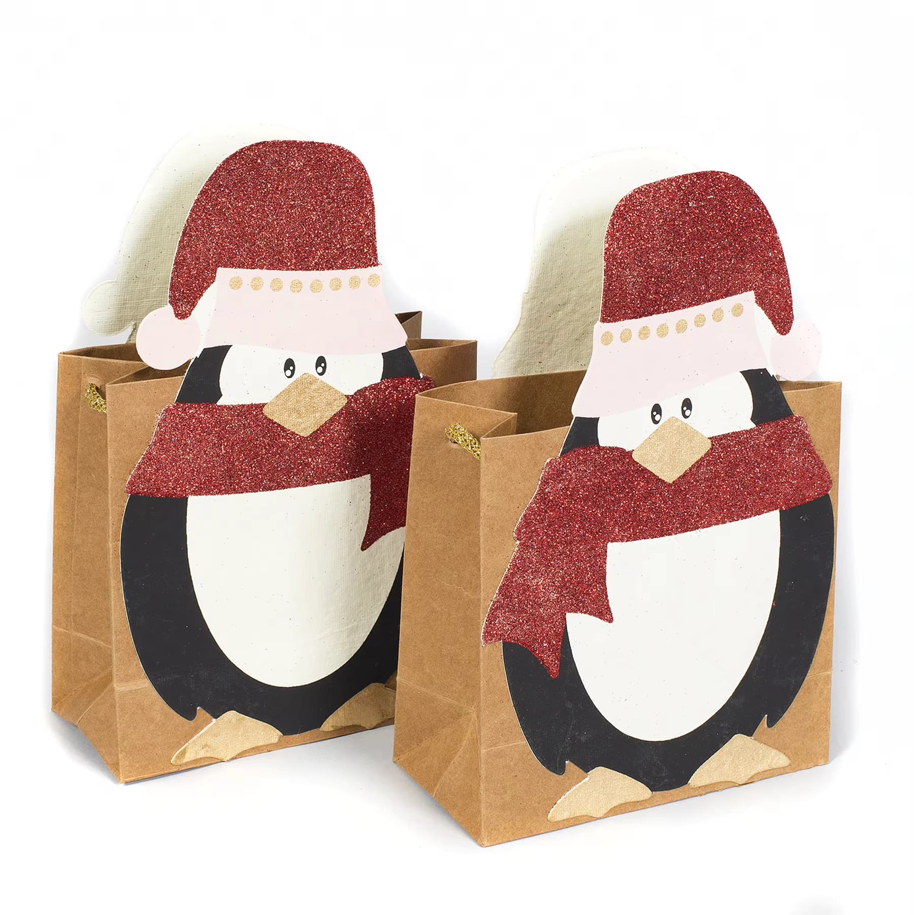 Custom Paper Bags Cute Mini Small 3D Design Party Happy Birthday Christmas Kids Snack Candy Gift Paper