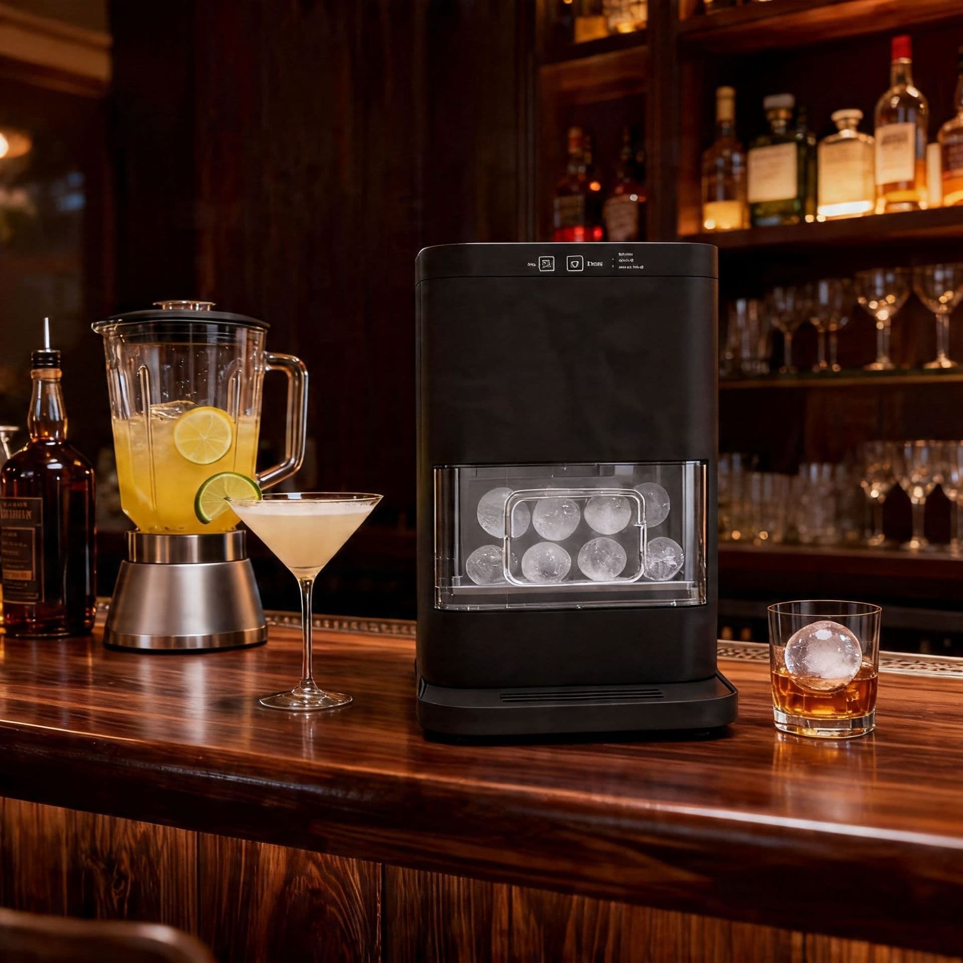 Factory-Supplied Cross-Border Ice Maker Round Ball Ice Cube for Whiskey, High-End Home-Use Specialty Ice Balls